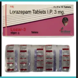 Lorazepam Lozar 3mg Tablets